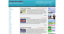 Desktop Screenshot of evdenevedefter.com